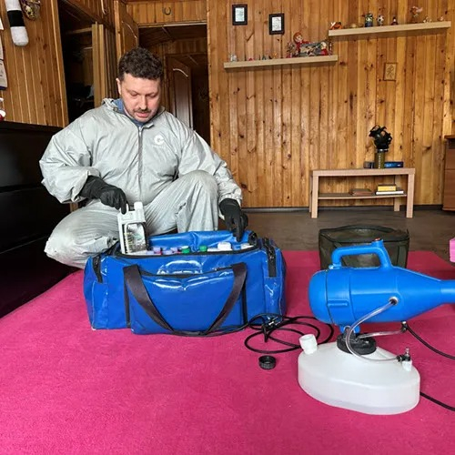 ФОТО Полное удаление ртути в помещениях в рабочем поселке Московской области Бутово