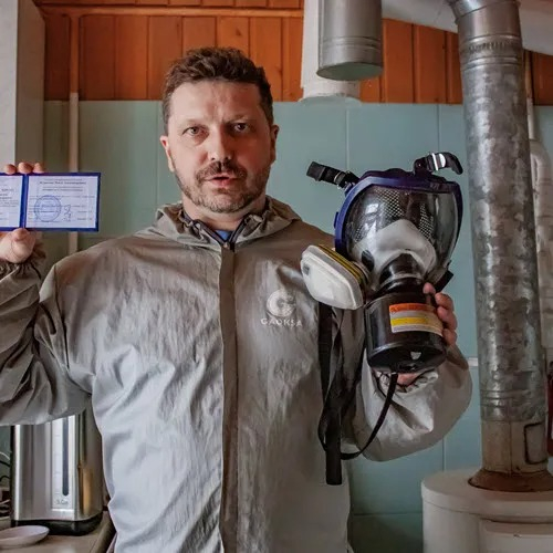 ФОТО Удаление плесени в рабочем поселке Московской области Бутово